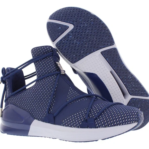 Puma Women's Fierce Rope Velvet VR Sneaker Blue Depths/Icelandic New In Box - Picture 1 of 9